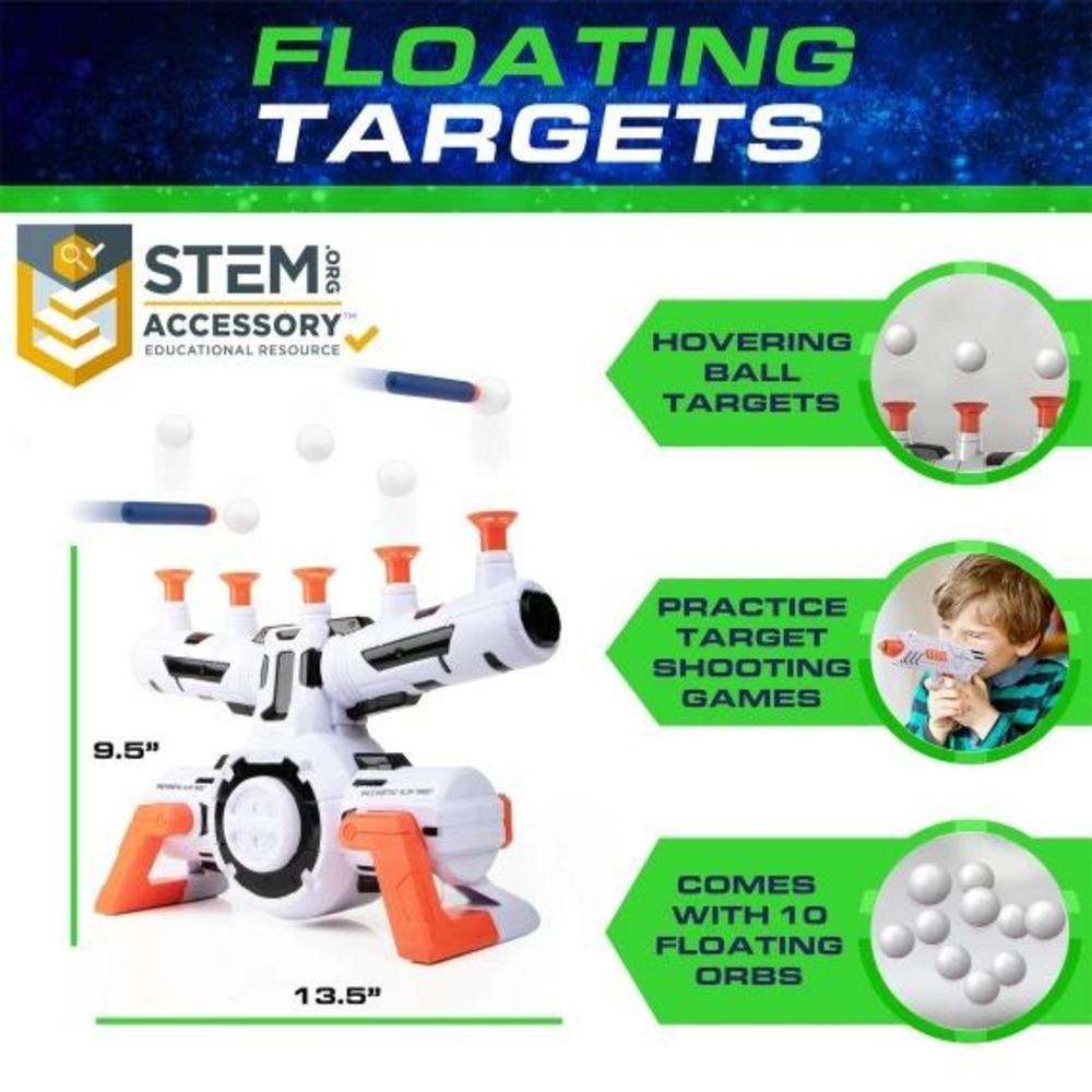 USA Toyz Astroshot Zero-G Galactic Shooting Gallery Game Nerf Style Dart Gun Set - Picture 7 of 9